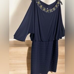 Brand: Xscape, Black Dress, Size: 14W,